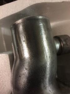 Pipe following a quick polish